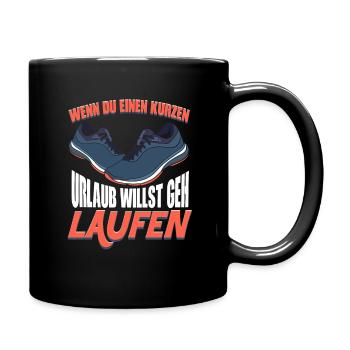 Va courir - Coureurs Courses De Course - Mug uni - noir - Droite