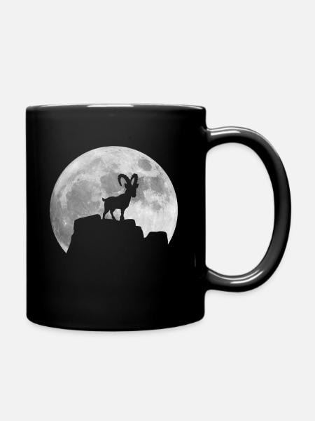 Lune Capricorne - Mug uni - noir