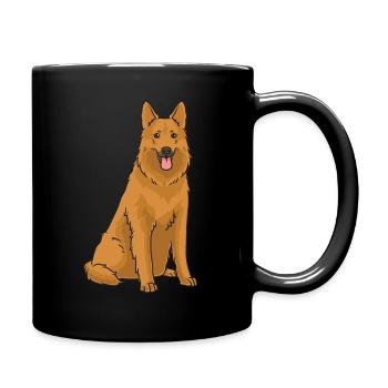 Harzer Fuchs Dog - Full Colour Mug - black - Right