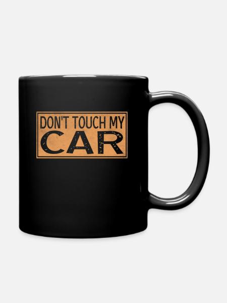 My car - Tasse einfarbig - Schwarz