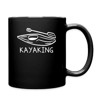 Kayaking Canoeing Canoe Kayakers Kayaker Kayak - Full Colour Mug - black - Right