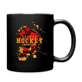 Eishockey Deutschland German Hockey Champions - Tasse einfarbig - Schwarz - Rechts