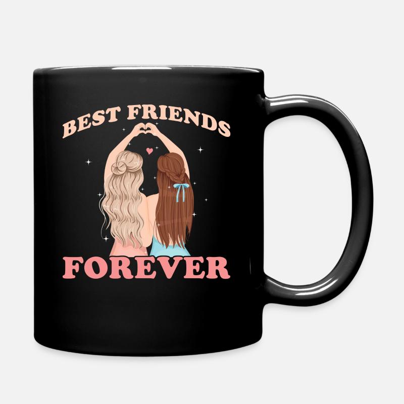 Best Friends forever - Tasse einfarbig - Schwarz