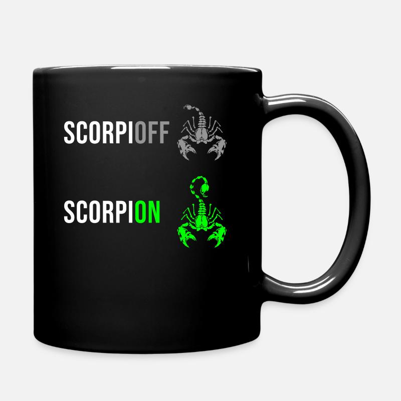 Skorpion lustig - Tasse einfarbig - Schwarz