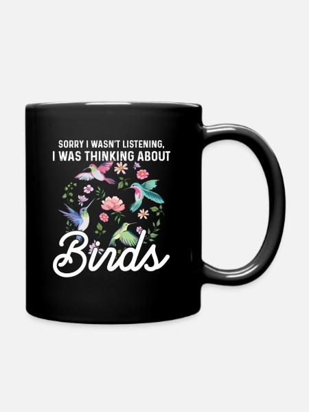 Ornithologie Spruch für einen Vogel Fotograf - Tasse einfarbig - Schwarz