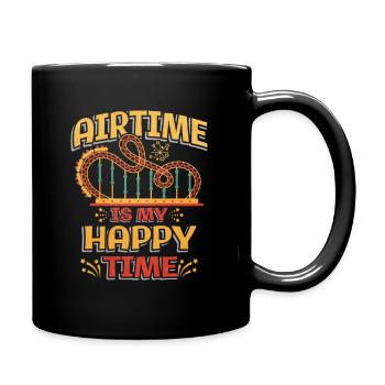 Achterbahn - Tasse einfarbig - Schwarz - Rechts