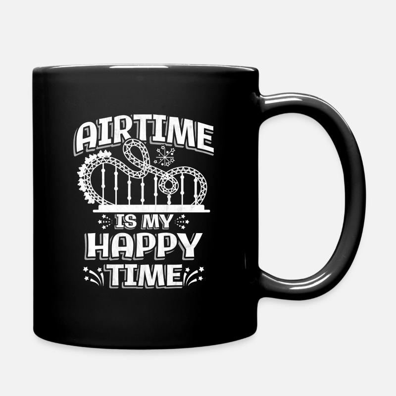 Achterbahn - Tasse einfarbig - Schwarz