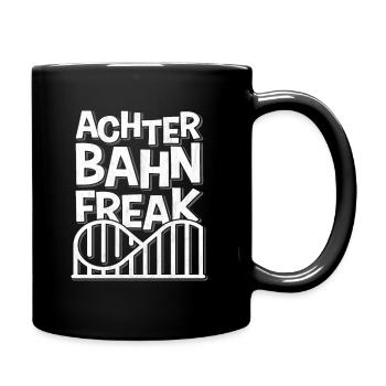 Achterbahn - Tasse einfarbig - Schwarz - Rechts