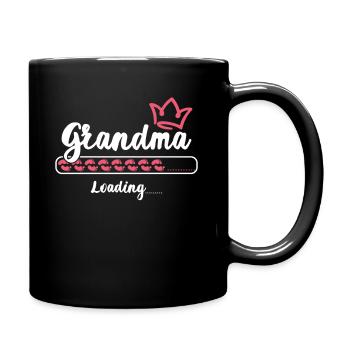 Funny grandma - Full Colour Mug - black - Right