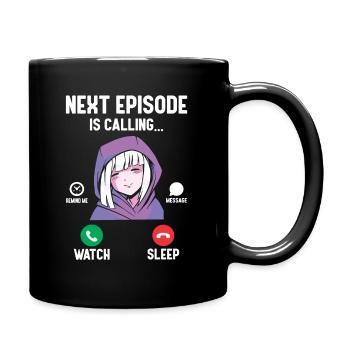 Anime Manga Fan Geburtstag Weihnachten Geschenk - Tasse einfarbig - Schwarz - Rechts