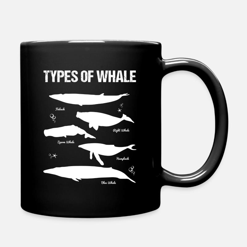 Wal - Tasse einfarbig - Schwarz