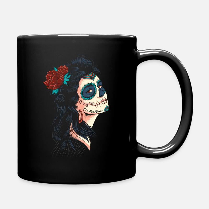 Belle Dame des Morts La Calavera Catrina - Mug uni - noir