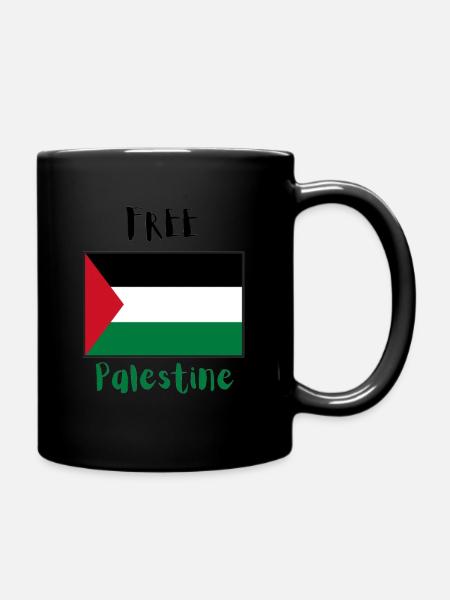 Free Palestine - Mug uni - noir