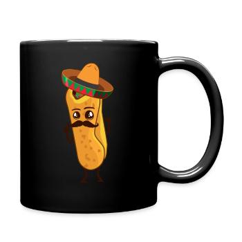 burrito - Full Colour Mug - black - Right
