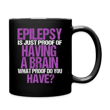 epilepsy - Full Colour Mug - black - Right