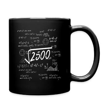 50e anniversaire - Mug uni - noir - Droite