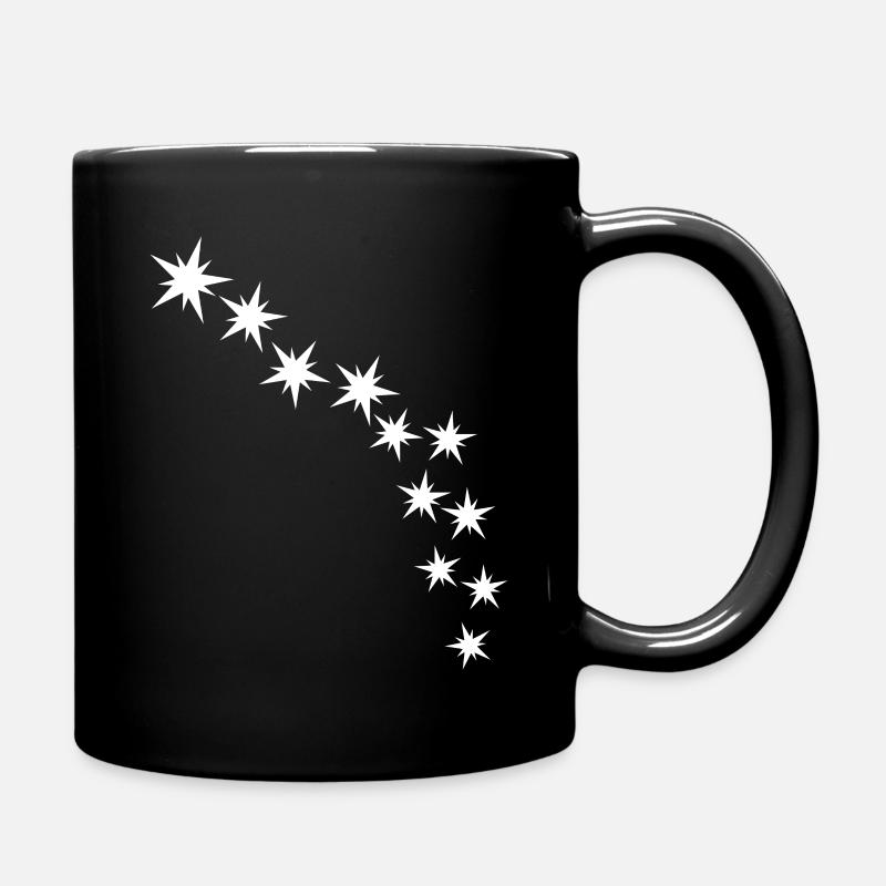 Sterne - Tasse einfarbig - Schwarz