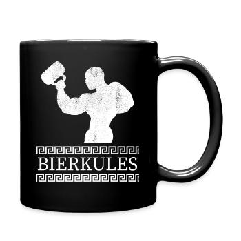 Herren Bierkules Biercules - Tasse einfarbig - Schwarz - Rechts