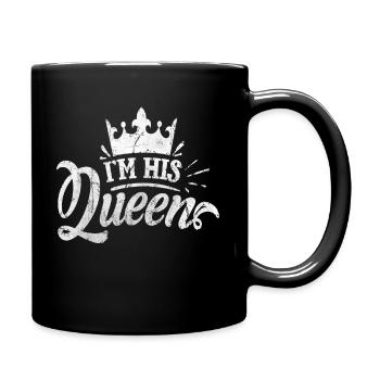 I am his Queen Partnerlook femme Saint Valentin Amour - Mug uni - noir - Droite