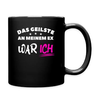 Das Geilste an meinem Ex war ich Scheidung - Tasse einfarbig - Schwarz - Rechts