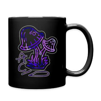 Acid Rave Techno Festival EDM Shuffle Goa - Tasse einfarbig - Schwarz - Rechts
