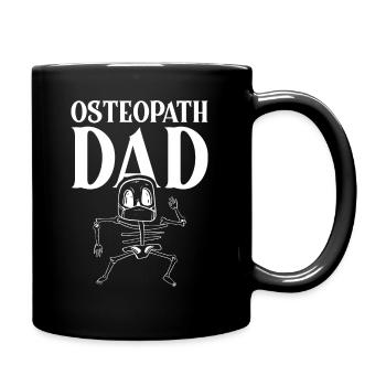 Osteopath Papa Osteopathin Osteopathie Beruf - Tasse einfarbig - Schwarz - Rechts
