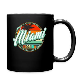 Vacances d’été à la plage - Miami - Mug uni - noir - Droite