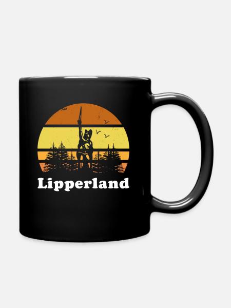 Lippe Lipperland Hermannsdenkmal Detmold Lemgo - Tasse einfarbig - Schwarz