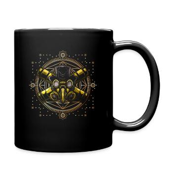 Mauvais docteur Plague Moyen Âge - Mug uni - noir - Droite