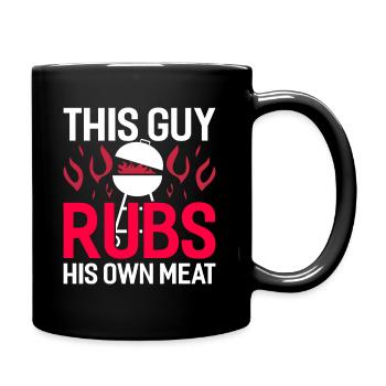 Grillen BBQ Grillmeister Barbecue Geschenk - Mug uni - noir - Droite