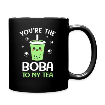 Bubble Tee Boba Tea - Tasse einfarbig - Schwarz - Rechts