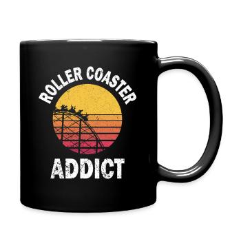 National Roller Coaster Day - Full Colour Mug - black - Right