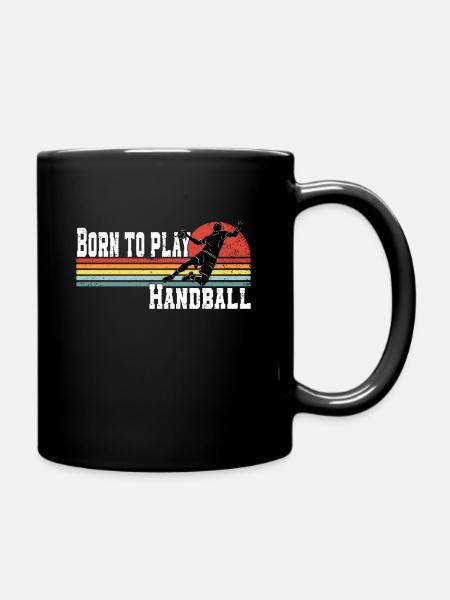 Coureur de handball de handball de handball - Mug uni - noir