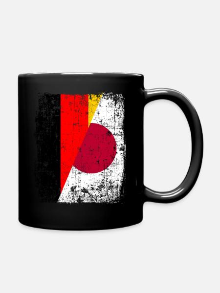 Deutschland Japan Berlin Tokio Sport Athlet Fan - Tasse einfarbig - Schwarz
