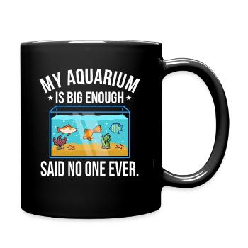 Aquarium - Tasse einfarbig - Schwarz - Rechts