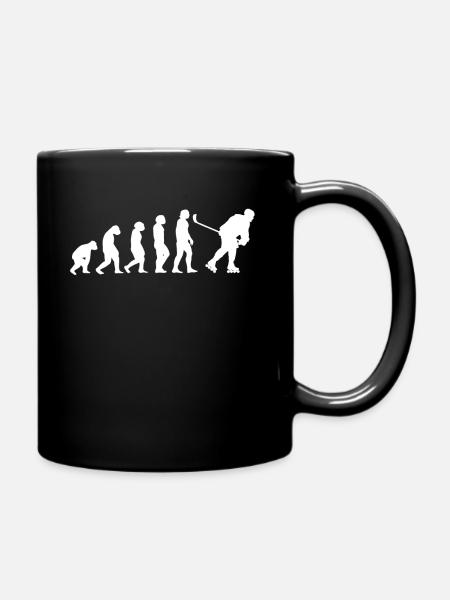 Inline-Skaterhockey Hockeyball Skaterhockey - Tasse einfarbig - Schwarz