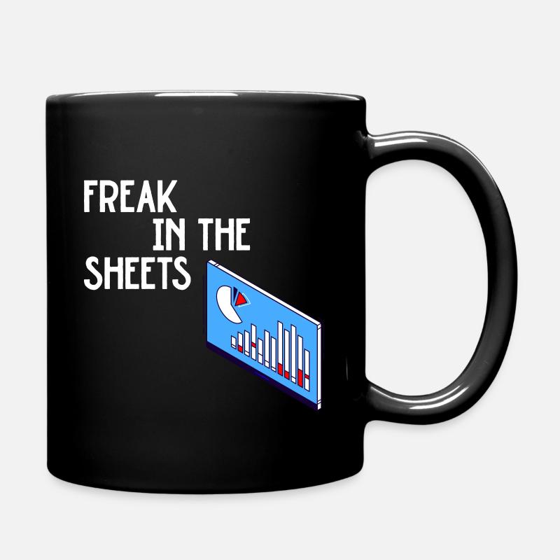 Freak In Den Laken Excel - Mug uni - noir