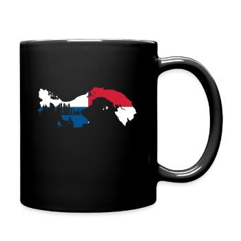 Drapeau du Panama - Mug uni - noir - Droite
