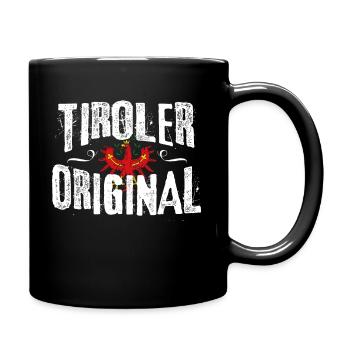 Tyrolien original Tyrol aigle Armoir - Mug uni - noir - Droite