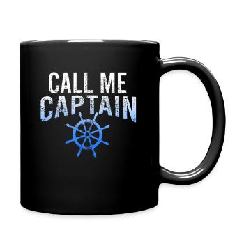 captain - Full Colour Mug - black - Right