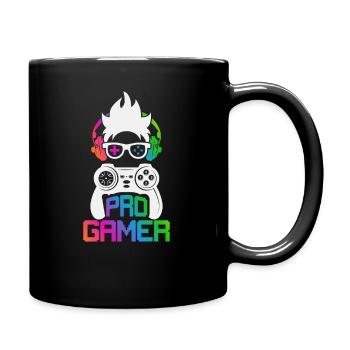 Pro Gamer - Tasse einfarbig - Schwarz - Rechts