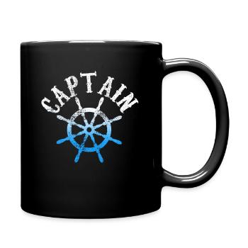 captain - Full Colour Mug - black - Right