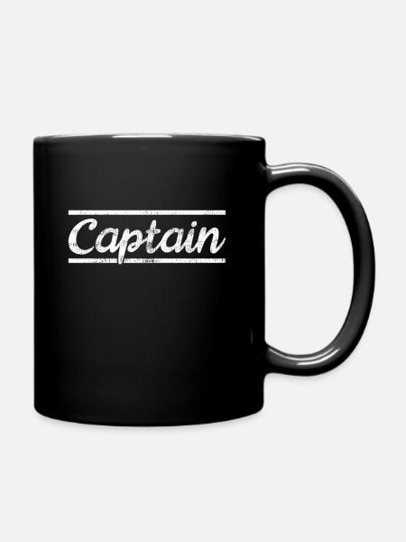 Kapitän - Tasse einfarbig - Schwarz