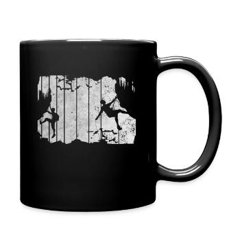Climbing Friends - Full Colour Mug - black - Right