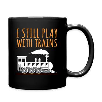 Zug - Tasse einfarbig - Schwarz - Rechts