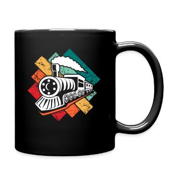 Zug - Tasse einfarbig - Schwarz - Rechts