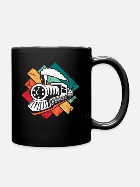 Zug - Tasse einfarbig - Schwarz