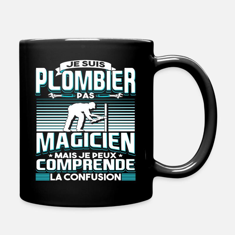 Plombier Humour Plombiers - Mug uni - noir