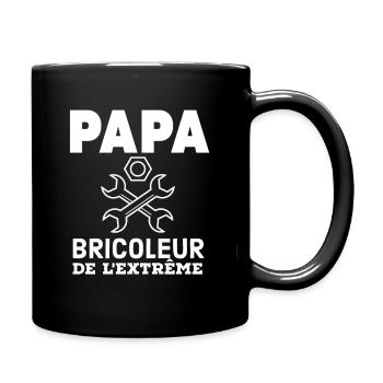 Papa bricoleur de l'extrême - Mug uni - noir - Droite