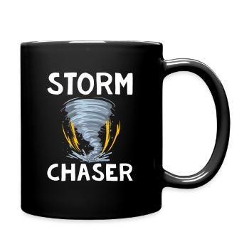 Storm Chaser Storm Hunter Gift - Full Colour Mug - black - Right